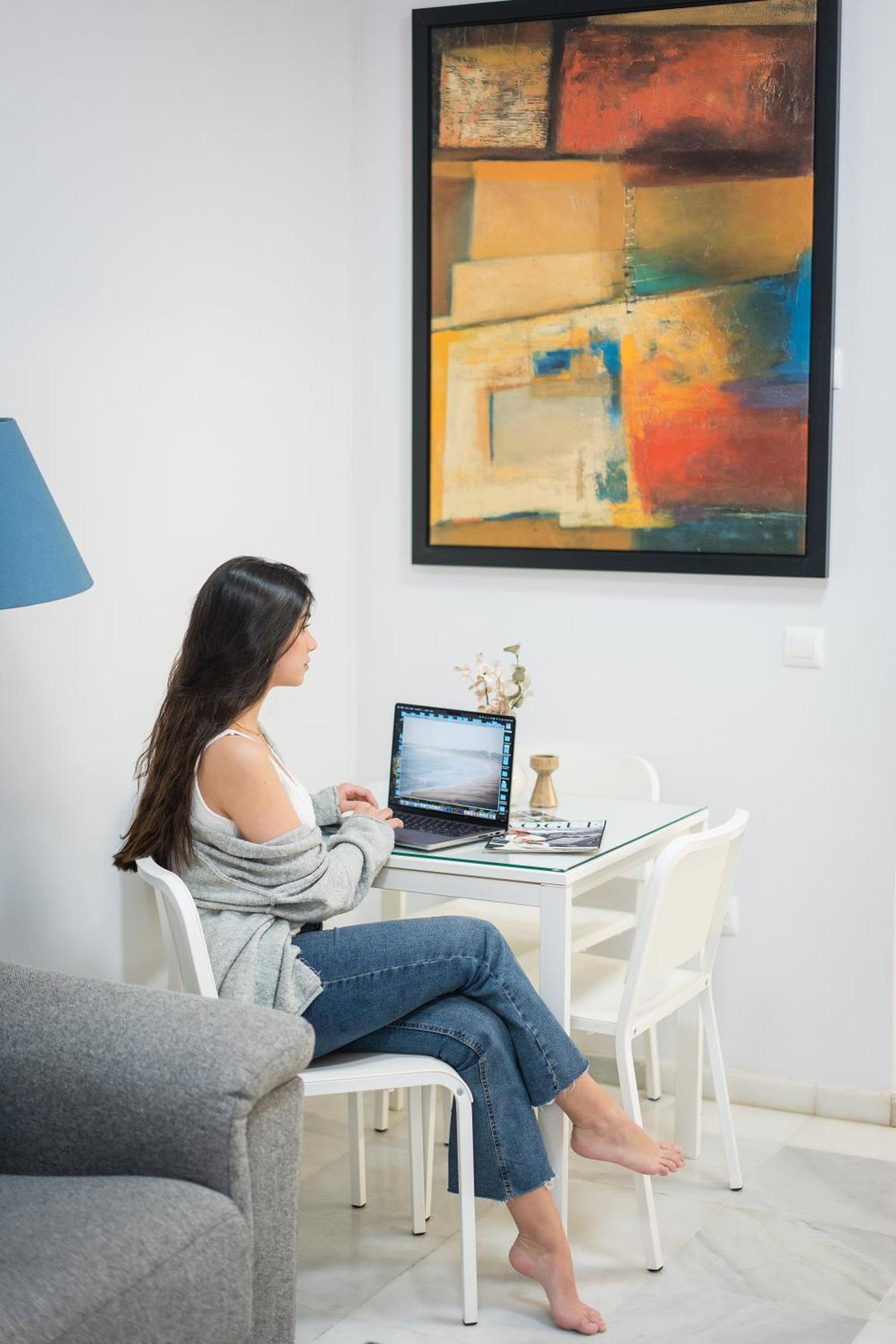 Apartamento Triana Deluxe Con Patio Privado セビリア エクステリア 写真